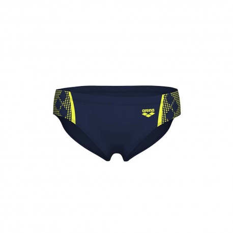 Arena Costume Slip Graphic Navy Giallo Uomo