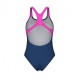 Arena Costume Intero Piscina Vibrant Blu Fucsia Donna