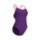 Arena Costume Intero Piscina Thin Solid Viola Corallo Donna