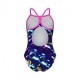 Arena Costume Intero Piscina Thin Soap Bubbles Blu Multi Bambina