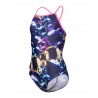 Arena Costume Intero Piscina Thin Soap Bubbles Blu Multi Bambina