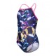 Arena Costume Intero Piscina Thin Soap Bubbles Blu Multi Bambina