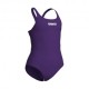 Arena Costume Intero Piscina Team Solid Pro Viola Bianco Bambina