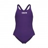 Arena Costume Intero Piscina Team Solid Pro Viola Bianco Bambina