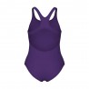 Arena Costume Intero Piscina Team Solid Pro Viola Bianco Bambina