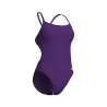 Arena Costume Intero Piscina Team Challenge Solid Viola Bianco Donna