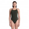 Arena Costume Intero Piscina Team Challenge Solid Verde Arancio Donna