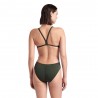 Arena Costume Intero Piscina Team Challenge Solid Verde Arancio Donna