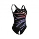 Arena Costume Intero Piscina Supportato Susanna Nero Multi Donna