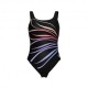 Arena Costume Intero Piscina Supportato Susanna Nero Multi Donna