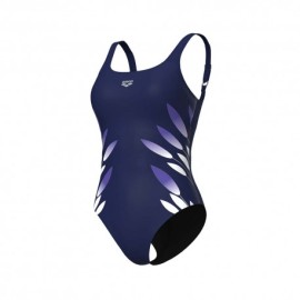 Arena Costume Intero Piscina Supportato Marta Navy Multi Donna