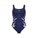 Arena Costume Intero Piscina Supportato Marta Navy Multi Donna