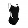 Arena Costume Intero Piscina Supportato Makimurak Nero Bianco Donna
