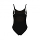 Arena Costume Intero Piscina Supportato Makimurak Nero Bianco Donna