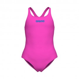 Arena Costume Intero Piscina Pro Solid Fucsia Blu Bambina