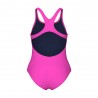 Arena Costume Intero Piscina Pro Solid Fucsia Blu Bambina