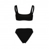 Arena Costume Due Pezzi Piscina Icon Bralette Solid Nero Bianco Donna