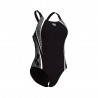 Arena Costume Intero Piscina Graphic Pro Back Nero Bianco Donna