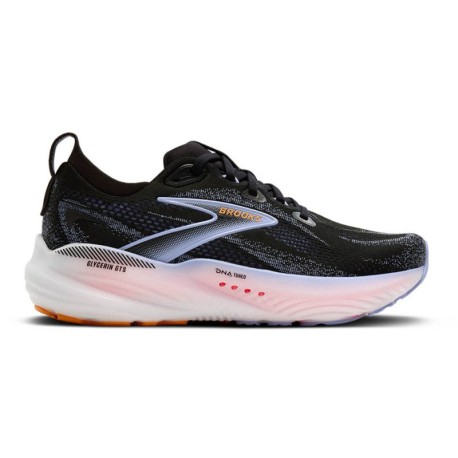 Brooks Glycerin Gts 22 Nero Blu Heron - Scarpe Running Donna