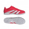 Adidas Predator Club Tf Rosso Bianco Nero - Scarpe Da Calcio Uomo