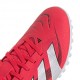 Adidas Predator Club Tf Rosso Bianco Nero - Scarpe Da Calcio Uomo