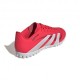 Adidas Predator Club Tf Rosso Bianco Nero - Scarpe Da Calcio Uomo