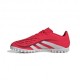 Adidas Predator Club Tf Rosso Bianco Nero - Scarpe Da Calcio Uomo