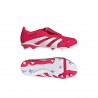 Adidas Predator League Ft Mg Rosso Bianco Nero - Scarpe Da Calcio Bambino