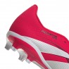Adidas Predator League Ft Mg Rosso Bianco Nero - Scarpe Da Calcio Bambino