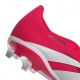 Adidas Predator League Ft Mg Rosso Bianco Nero - Scarpe Da Calcio Bambino