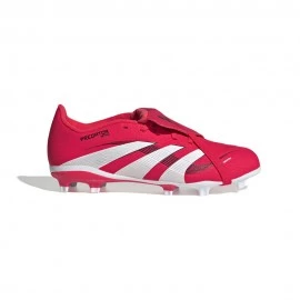 Adidas Predator League Ft Mg Rosso Bianco Nero - Scarpe Da Calcio Bambino