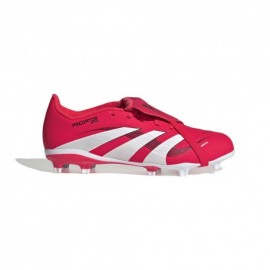 Adidas Predator League Ft Mg Rosso Bianco Nero - Scarpe Da Calcio Bambino