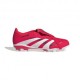 Adidas Predator League Ft Mg Rosso Bianco Nero - Scarpe Da Calcio Bambino