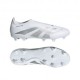 Adidas Predator League Ll Fg Mg Bianco Argento Blu - Scarpe Da Calcio Uomo