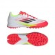 Adidas F50 League Tf Bianco Nero Giallo - Scarpe Da Calcio Uomo