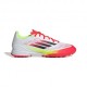Adidas F50 League Tf Bianco Nero Giallo - Scarpe Da Calcio Uomo