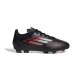 Adidas F50 League Ll Fg Mg Nero Iron Rosso - Scarpe Da Calcio Bambino