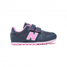 New Balance 500 Mesh Lea Psv Blu Rosa - Sneakers Bambina
