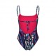 Arena Costume Intero Fantasia Nero Donna