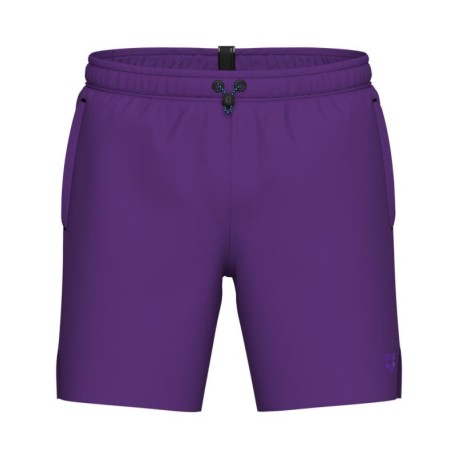 Arena Pantaloncini Mare Evo Lungo Tessuto Tecnico Viola Uomo