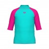 Arena T-Shirt Protezione Uv Fuxia Bambino