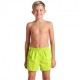 Arena Pantaloncini Mare Bywaix Lime Bambino