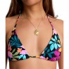 Billabong Bikini Top Fiori Azzurro Donna
