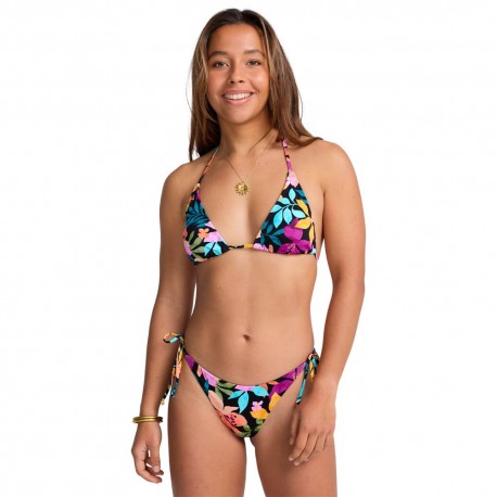 Billabong Bikini Top Fiori Azzurro Donna