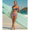 Billabong Bikini Top Fiori Blu Donna