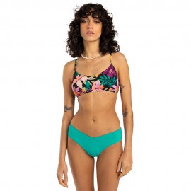 Billabong Bikini Top Fiori Blu Donna