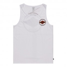 Billabong Canottiera Crayon Bianco Uomo