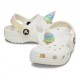 Crocs Glog T Unicorno Bianco - Sandali Mare Bambina