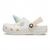 Crocs Glog T Unicorno Bianco - Sandali Mare Bambina