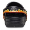 Crocs Glog T Fiamma Nero - Sandali Mare Bambina